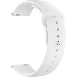 Ремінець DK CDK для Garmin Forerunner 165 / 165 Music 20mm Silicone Sport Band (011908) (white)