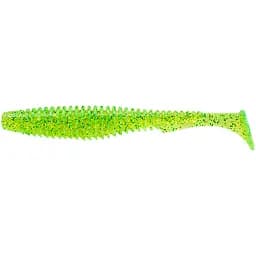 Силікон FishUP U-Shad 3.5" #026 - Flo Chartreuse/Green (8 шт/уп)