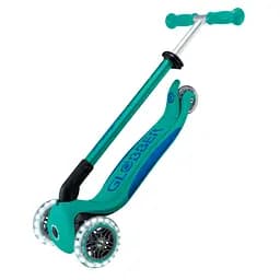 Самокат Globber Elite Lights колеса з підсвіткою 50 кг смарагдово-зелений (439-607-3) - мініатюра 14