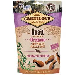 Ласощі для собак Carnilove DogSemi Moist перепел та орегано 200 г