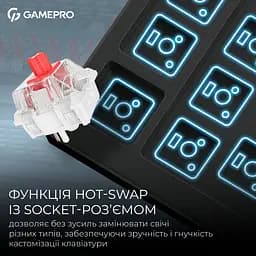 Клавіатура бездротова GamePro Asgard Yord Keychron Super Red Switch Black (MK266BK) - мініатюра 10