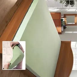 Простыня Ярослав на резинке махровая 200 х 160 х 20 диз.05 оливковая