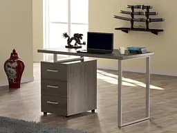 Письмовий стіл Loft Design L-27 Сріблястий (Дуб Палена)