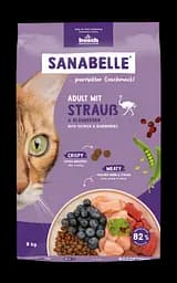 Сухий корм для кішок Бош Едалт Страус (8 кг), Bosch Sanabelle Adult With Ostrich (8 кг)