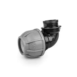 Коліно Bradas для труб PE 40 мм x 5/4 PN10 з внутрішнім різьбленням (DSRA10K40F54)