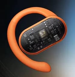 Навушники Langsdom бездротові спортивні TS01 Open Ear з кріпленням за вухо Bluetooth 5.3 шумоподавлення 30 годин роботи Чорний - мініатюра 5