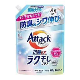 Японський антибактеріальний гель для прання Kao Attack Antibacterial EX Easy Drying Plus поповнення 810 г