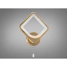 Декоративне світлодіодне бра Romin в спальню 19Вт золото