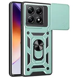 Чехол Ummi Camshield Serge Ring для Xiaomi 14T Pro Зеленый / Green