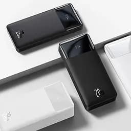 Зовнішній акумулятор Baseus Bipow Digital Display 10000 mAh 20w (PPBD050301) чорний - мініатюра 5