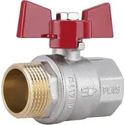 Кран кульовий Thermo Alliance Standart 1" ВЗ прямий, PN40, метелик SD607NW25PN40