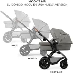 Коляска універсальна 3 в 1 Kinderkraft Moov 2 Air Light Gray (KSMOOV02LGR3000) - мініатюра 15