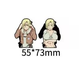 Голографічна наклейка Атака титанів Attack on Titan