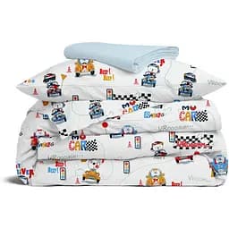 Комплект постільної білизни Cosas Teddy driver CS1 Підлітковий червоний (TeddyDrivepColor_58LBlue_155)