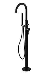 Смеситель для ванны Kohlman Axel Black напольный QF1165AB Черный матовый