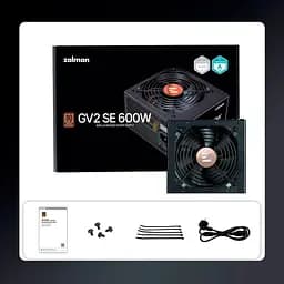 Блок живлення Zalman GV2SE 600W 80+ Bronze (ZM600-GV2SE) - мініатюра 8
