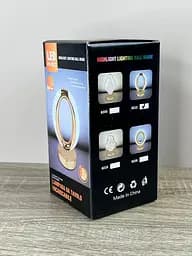 Настільна LED-лампа PC-8212 акумуляторна декоративна з кришталевим розсіювачем і сенсорним керуванням 3 режими світіння - мініатюра 7