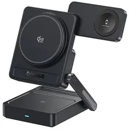 БЗУ Baseus PicoGo AF21 Portable 3in1 35W Qi2.2 + СЗУ 45W (E02054) Cosmic Black