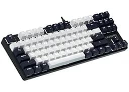Клавиатура игровая механическая GamePro MK-110-B USB Hot-Swap Outemu Red Switch Black-White - мініатюра 3