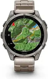 Смарт-годинник Garmin Fenix 8 47mm AMOLED Sapphire Titanium with Vented Titanium Bracelet (010-02904-40) - мініатюра 3