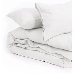 Простирадло на резинці MirSon Linen Winter flower Льон 70х140 см біле (2200008249618) - мініатюра 8
