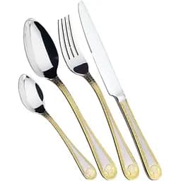 Набор столовых приборов Zillinger ZL-710GS Versace на 12 персон в деревянном кейсе 72 предмета