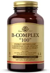 Вітаміни та мінерали Solgar B-Complex 100, 100 вегакапсул