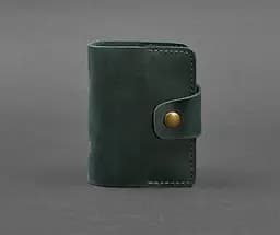 Кожаный кард-кейс 7.1 (Книжечка) зеленый Crazy Horse