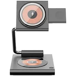 Беспроводное зарядное устройство Wiwu Wi-W023 3в1 Foldable MagSafe [103890]