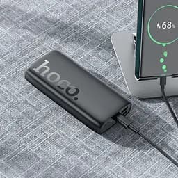 Зовнішній акумулятор HOCO J122A Respect 22.5W+PD20W fully compatible power bank(20000mAh) Black - мініатюра 10