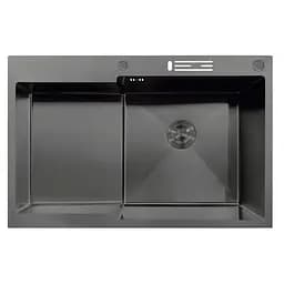 Кухонна мийка Mixxus MH7849R-HK Nano-Black MX1938, Графит