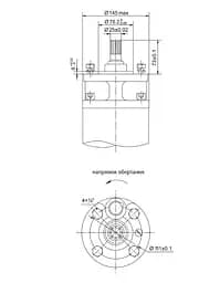 Насос відцентровий свердловинний DONGYIN 6SP60-14 380В 26кВт H 196(109)м Q 1300(1000)л/хв Ø145мм +пульт (з 3х частин) (7777713) - мініатюра 3