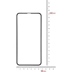 Захисне скло BeCover для Apple iPhone XR Black (702621) - мініатюра 3