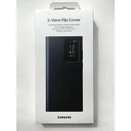 Оригінальний чохол-книжка Samsung для Galaxy S22 Ultra S-View Clear View Cover Smart Black (EF-ZS908CBEGRU) - мініатюра 3