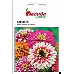 Семена цветов Садиба Центр Циния Карусель смесь 0.5 г (000003625)