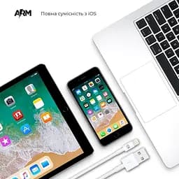 Кабель ArmorStandart AMD818 Lightning to USB Cable 1m white (ARM58523) - мініатюра 2