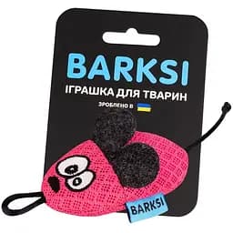 Іграшка для котів Barksi Мишка з дзвіночком 8х4 см рожева - мініатюра 2
