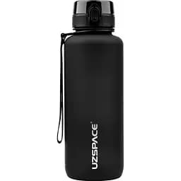 Пляшка для води UZspace Frosted чорна 1.5 л (3056)