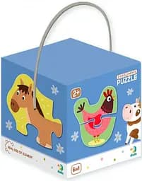 Детский пазл Домашние животные DoDo 300152, 2-3-4 элемента