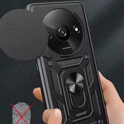 Панель BeCover Military для Xiaomi Redmi A3 4G Black (711319) - мініатюра 4