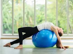 М'яч для фітнесу (фітбол) Power System PS-4013 Ø75 cm PRO Gymball Blue (PS-4013_75cm_Blue) - мініатюра 9