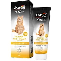 Фитопаста AnimAll VetLine Multivitamin для кошек 100 г