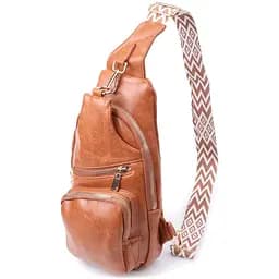 Женская слинг сумка Vintage через плечо из экокожи 16х30х8 см sum0026959