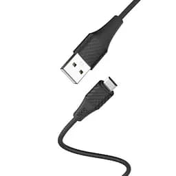 Кабель Hoco X32 Pisces Cable USB to MicroUSB 2A 1m Black