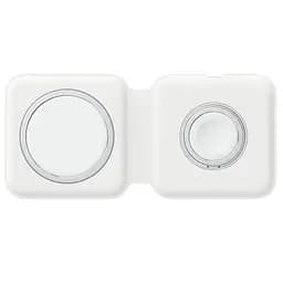 БЗП Wireless Charger with Magsafe 2in1 for Apple (AAA) (box) White