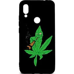 Чохол-накладка Toto Cartoon Soft Silicone TPU Case Xiaomi Redmi 7 Cannabis Black