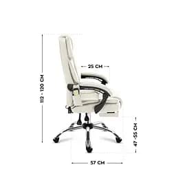 Крісло офісне Markadler Boss 6.0 Beige з масажем - мініатюра 8