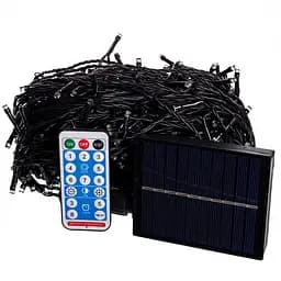 Новогодняя гирлянда уличная GarlandoPro 50 м 500 LED на солнечных батареях Синий SB500L50MBBL