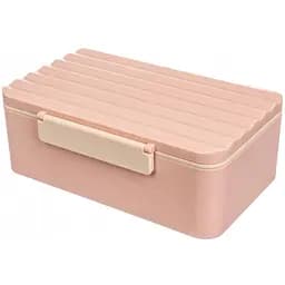 Ланч-бокс Laprida з паличками 900 мл рожевий (64-019)