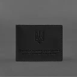 Шкіряна обкладинка для посвідчення ветерана військової служби чорна - мініатюра 5